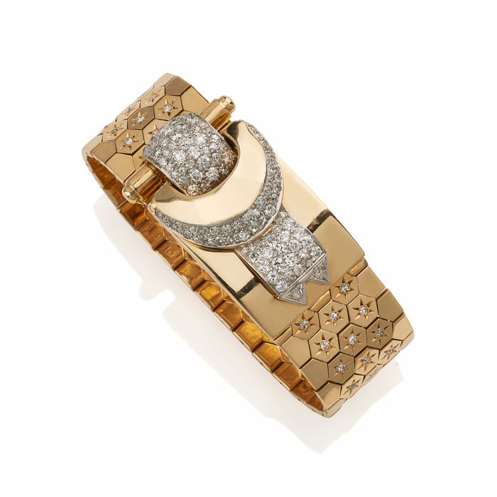 Macklowe Gallery Van Cleef & Arpels "Ludo Hexagone" Bracelet Watch