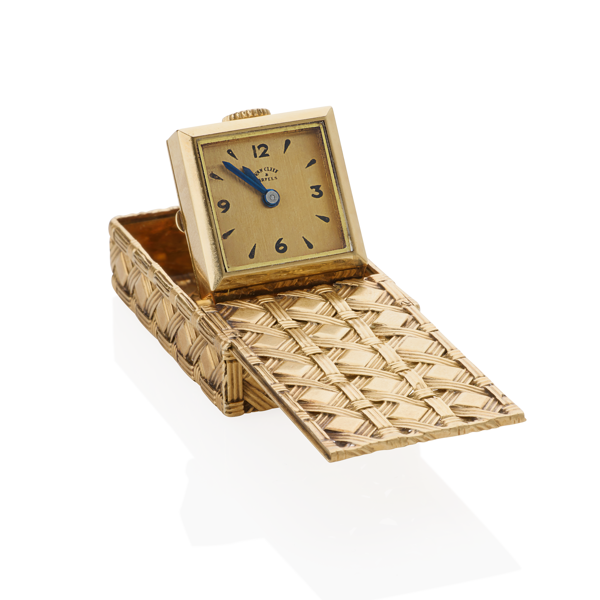 Van Cleef & Arpels ゴールド時計箱 Macklowe Gallery | Mid-century Van Cleef & Arpels Paris 18K Gold