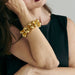 Macklowe Gallery Universal Genève Gold Link Bracelet
