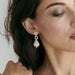 Macklowe Gallery Cartier Gold and Diamond Pendant Earrings