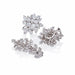 Macklowe Gallery Diamond Day/Night Cluster Pendant Earrings