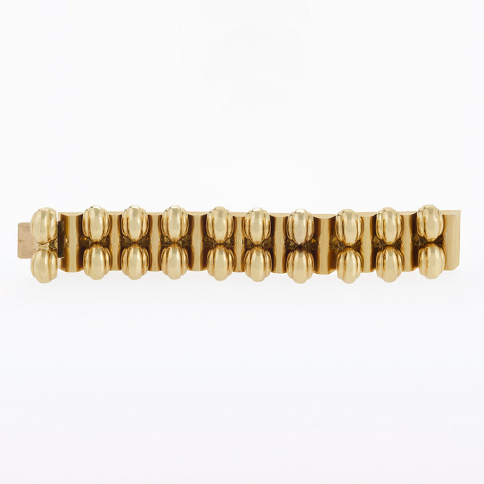 Macklowe Gallery Universal Genève Gold Link Bracelet
