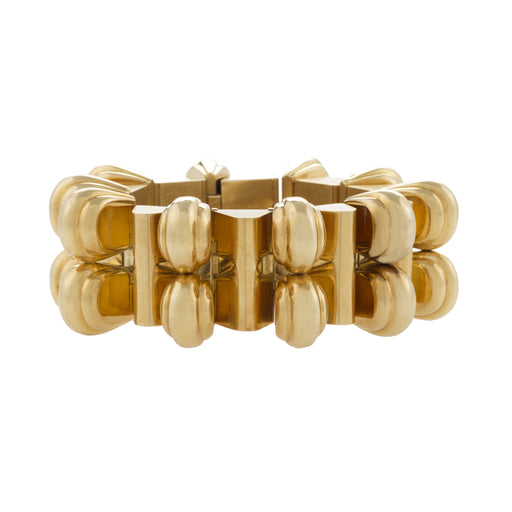Macklowe Gallery Universal Genève Gold Link Bracelet