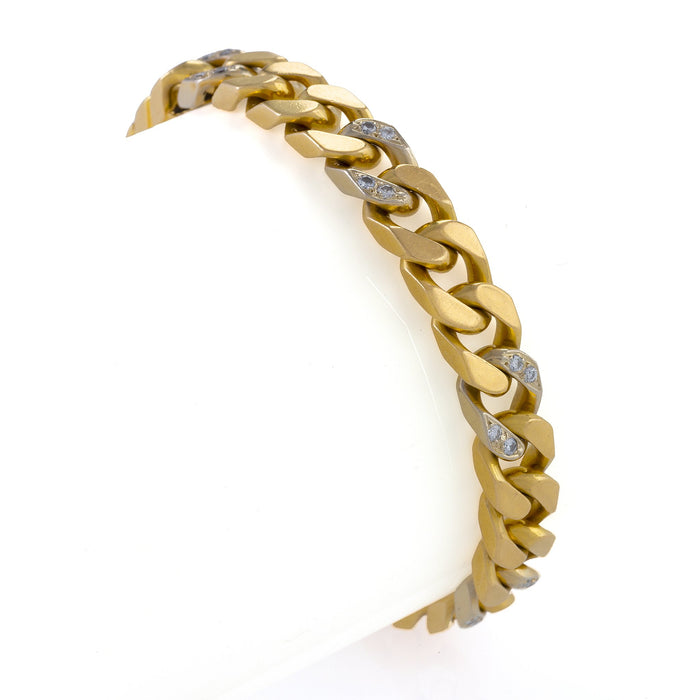 Cartier Paris Jewelry 18K Gold Anchor Link Chain Bracelet