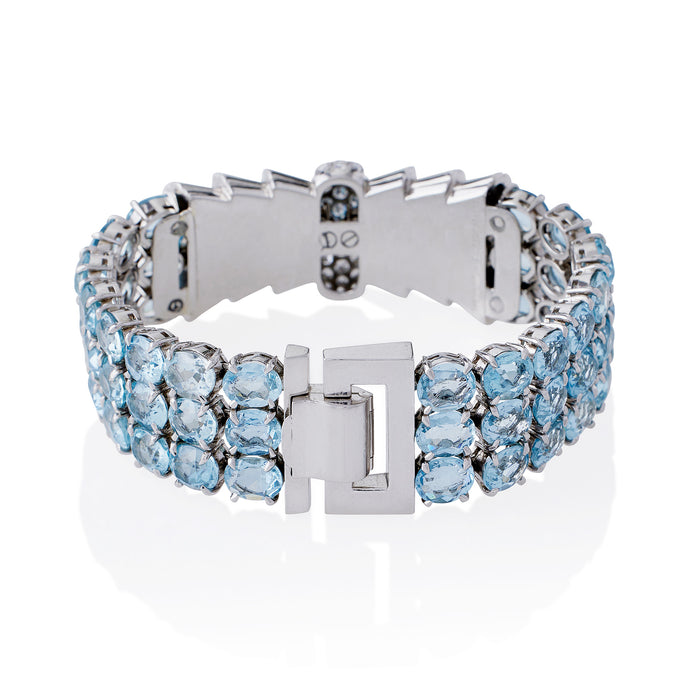 Pave Diamond Circle Station Bracelet - Nuha Jewelers