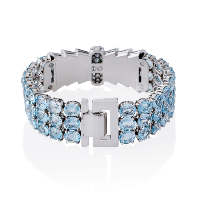 Macklowe Gallery  Tiffany & Co French Aquamarine and Diamond