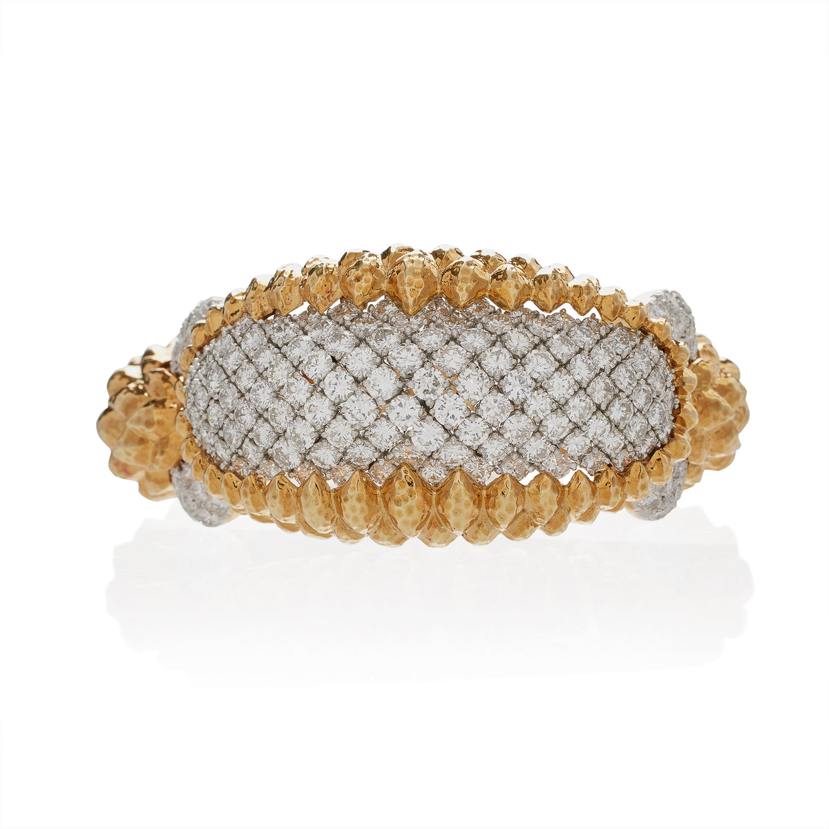 New Webb David MackloweGallery York Bracelet Unique | Diamond — Macklowe Gallery “Crosshatch”