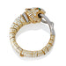 Macklowe Gallery David Webb White Enamel Flexible Tiger Bracelet