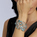 Macklowe Gallery Seaman Schepps Blue Zircon and Diamond Bracelet