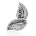 Macklowe Gallery Raymond Yard Diamond Double Leaf Brooch