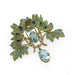 Macklowe Gallery René Lalique Plique-à-Jour Enamel "L'Anémone de Bois" Brooch