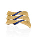 Macklowe Gallery Van Cleef & Arpels “Joined Wave” Sapphire Brooch