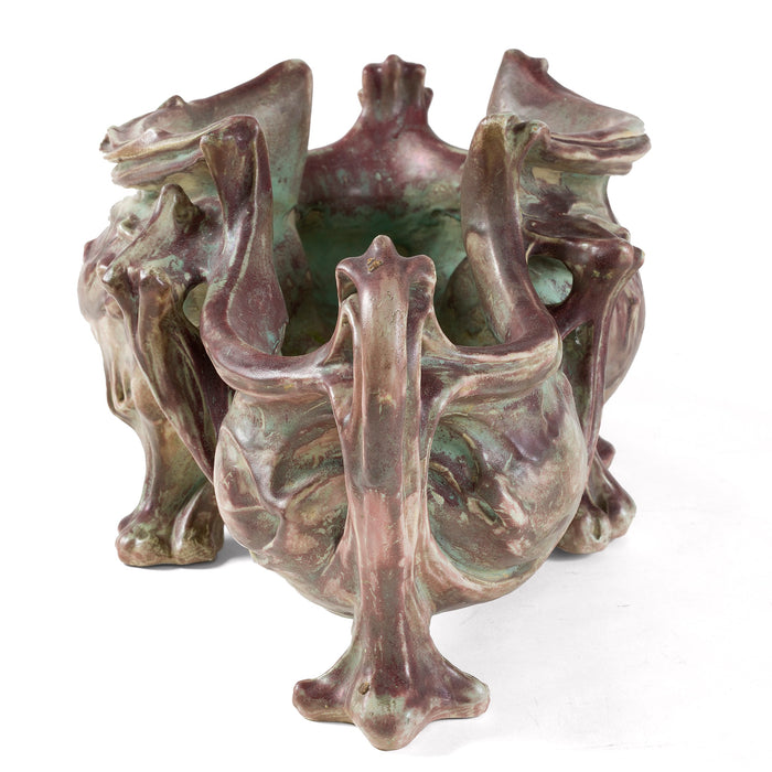 Macklowe Gallery Hector Guimard Large Glazed Ceramic Planter