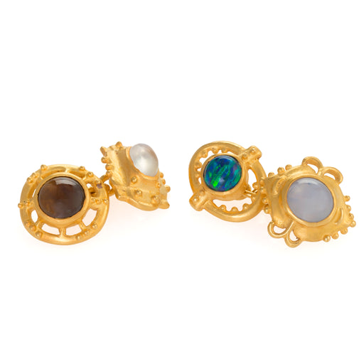 Macklowe Gallery Marcus & Co. Gemstone Cuff Links