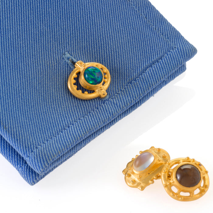 Macklowe Gallery Marcus & Co. Gemstone Cuff Links