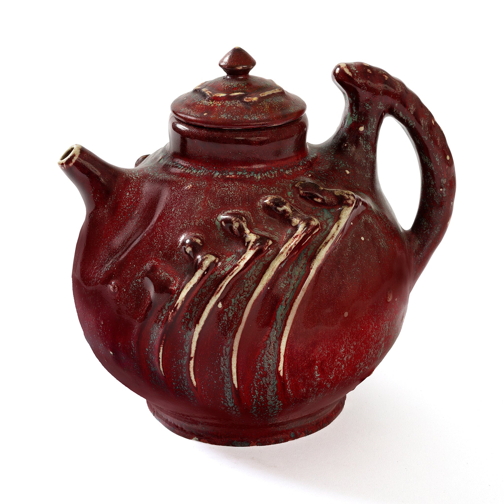 Macklowe Gallery | Pierre-Adrien Dalpayrat Glazed Ceramic Teapot