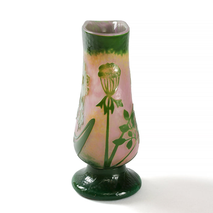 Macklowe Gallery Daum Nancy "Ombelle" Cameo Glass Vase 