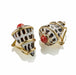 Macklowe Gallery Trianon New York Conus Ebraus Shell Clip Earrings