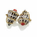Macklowe Gallery Trianon New York Conus Ebraus Shell Clip Earrings