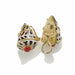 Macklowe Gallery Trianon New York Conus Ebraus Shell Clip Earrings