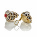 Macklowe Gallery Trianon New York Conus Ebraus Shell Clip Earrings