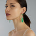 Macklowe Gallery Jadeite and Diamond Pendant Earrings