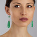 Macklowe Gallery Jadeite and Diamond Pendant Earrings