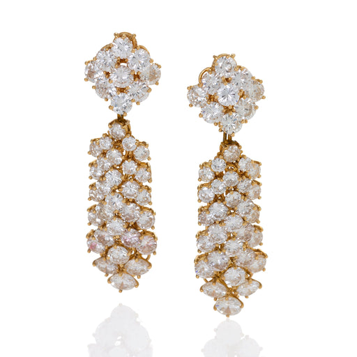 Macklowe Gallery Diamond Cascade Day/Night Pendant Earrings