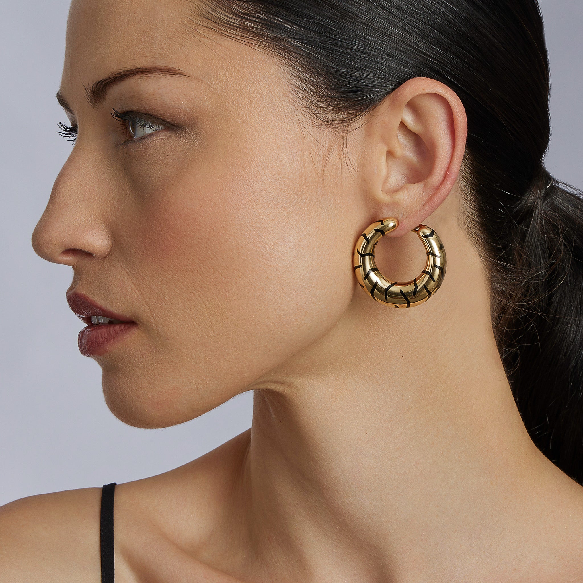 Cartier bamboo earrings outlet