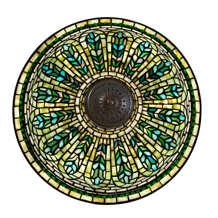 Macklowe Gallery Tiffany Studios New York "Gentian" Flared Table Lamp