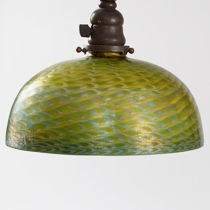 Macklowe Gallery Tiffany Studios New York "Counterbalance Damascene" Desk Lamp