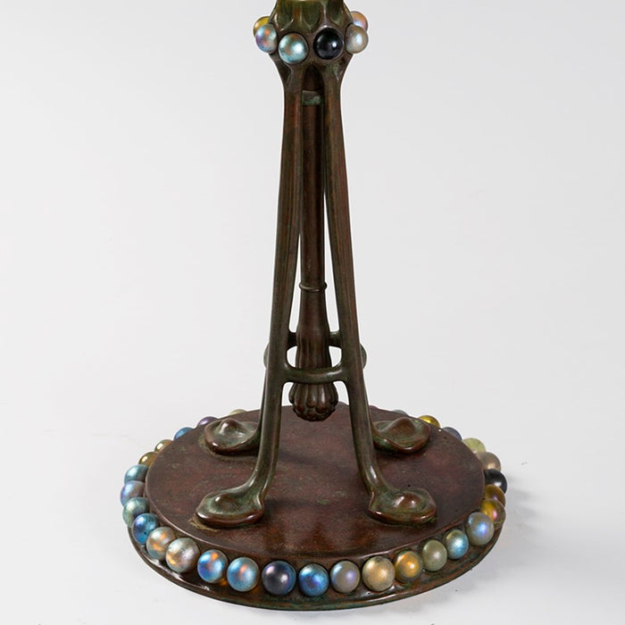 Tiffany Studios New York "Jeweled Geometric" Table Lamp