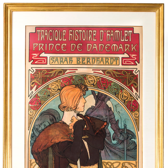 Alphonse Mucha "Hamlet" Lithograph