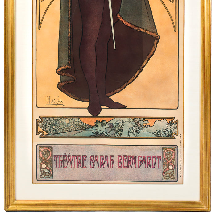 Alphonse Mucha "Hamlet" Lithograph