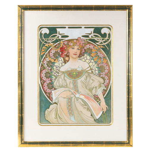 Macklowe Gallery Alphonse Mucha "Champenois" Lithograph