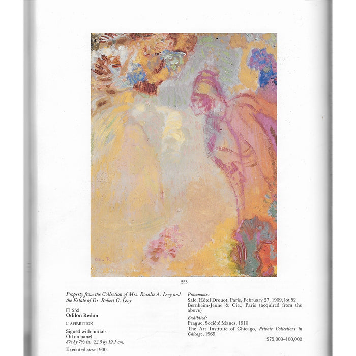 Macklowe Gallery Odilon Redon "Evocation/Apparition" Painting