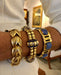 Macklowe Gallery Gold Leaf Link Bracelet