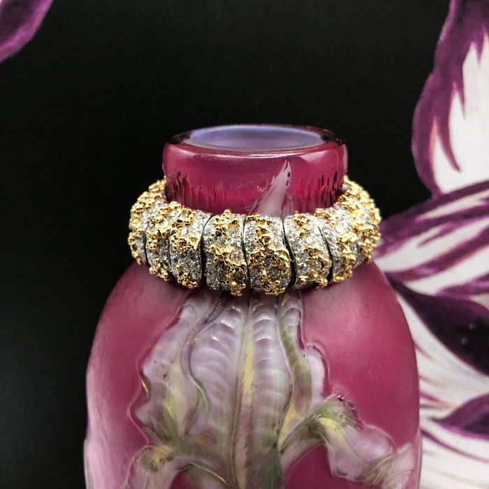 Macklowe Gallery William Ruser Gold and Diamond Bracelet