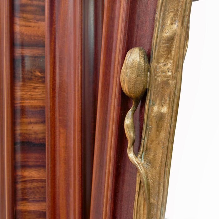 Macklowe Gallery Louis Majorelle Mahogany and Gilt Bronze "Aux Nénuphars" Vitrine