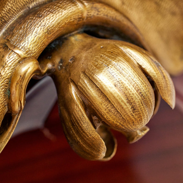 Macklowe Gallery Louis Majorelle Mahogany and Gilt Bronze "Aux Nénuphars" Vitrine