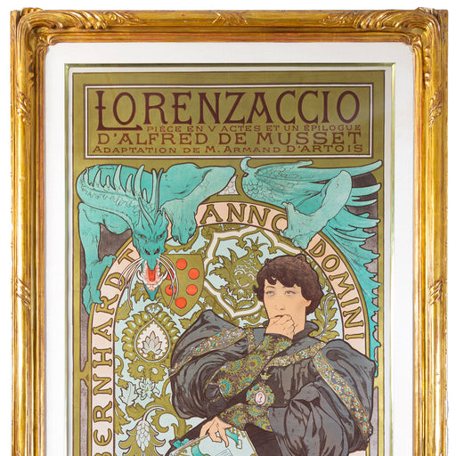 Macklowe Gallery Alphonse Mucha "Lorenzaccio" Lithograph