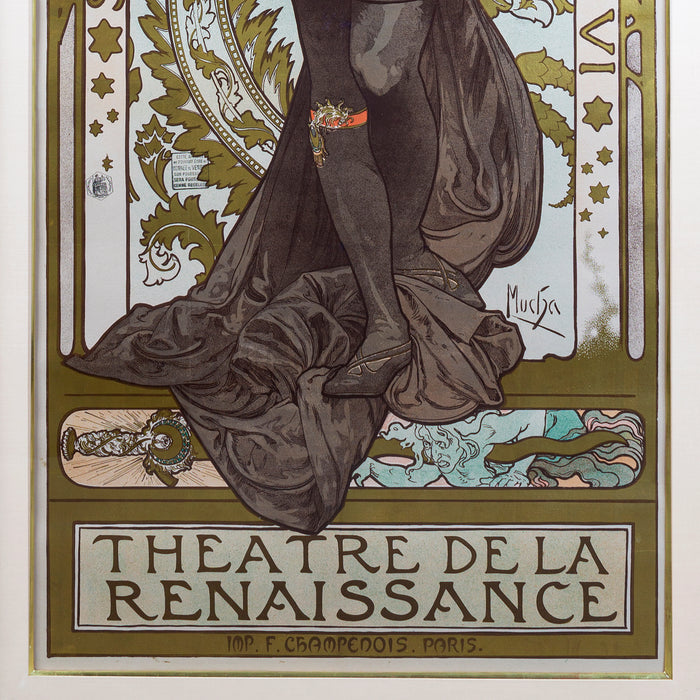 Macklowe Gallery Alphonse Mucha "Lorenzaccio" Lithograph