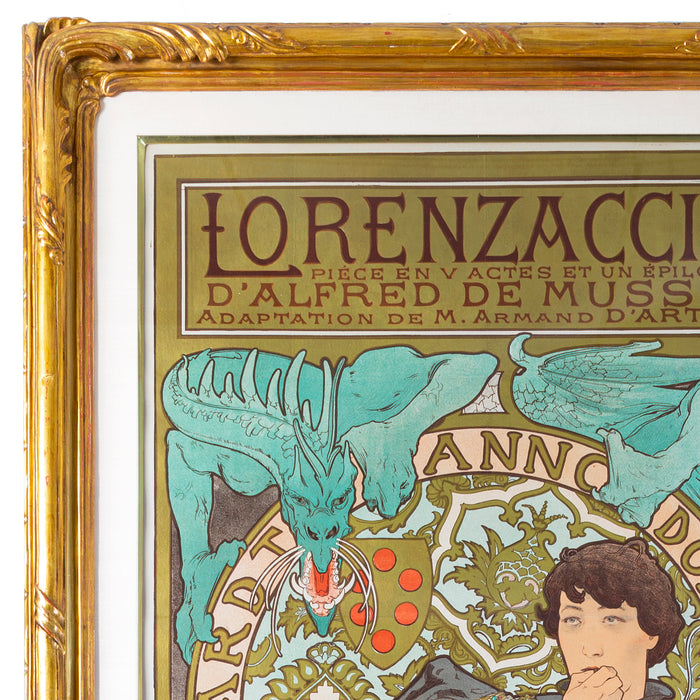 Macklowe Gallery Alphonse Mucha "Lorenzaccio" Lithograph