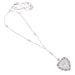 Macklowe Gallery Diamond and Platinum-Topped Gold "Puffed Heart" Locket Necklace