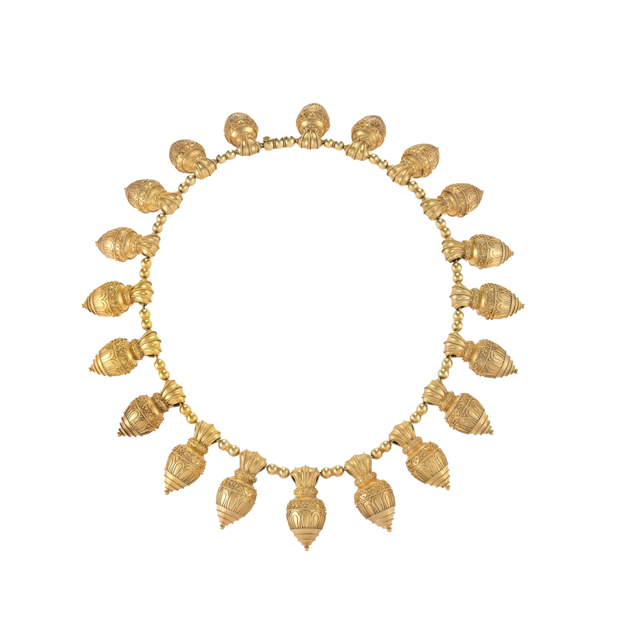 Macklowe Gallery | Archaeological Revival Gold Necklace