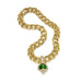 Macklowe Gallery Henry Dunay Peridot and Diamond Gold Link Collar Necklace