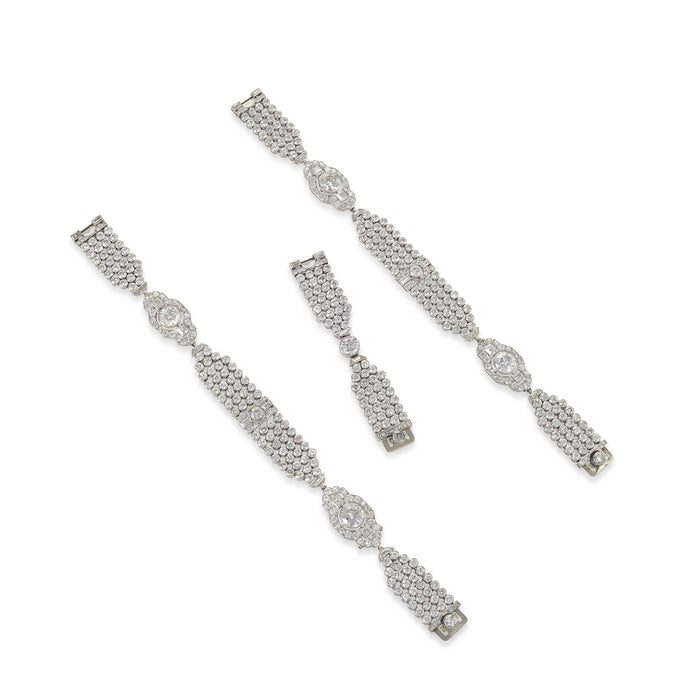 Macklowe Gallery Convertible Diamond Collar Necklace