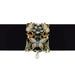 Macklowe Gallery Henri Dubret Basse-Taille Enamel and Gem-Set Plaque-de-Cou Necklace