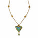 Macklowe Gallery Marcus & Co. Black Opal and Enamel Pendant Necklace