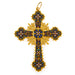 Macklowe Gallery Enamel and Gold Cross Pendant Necklace